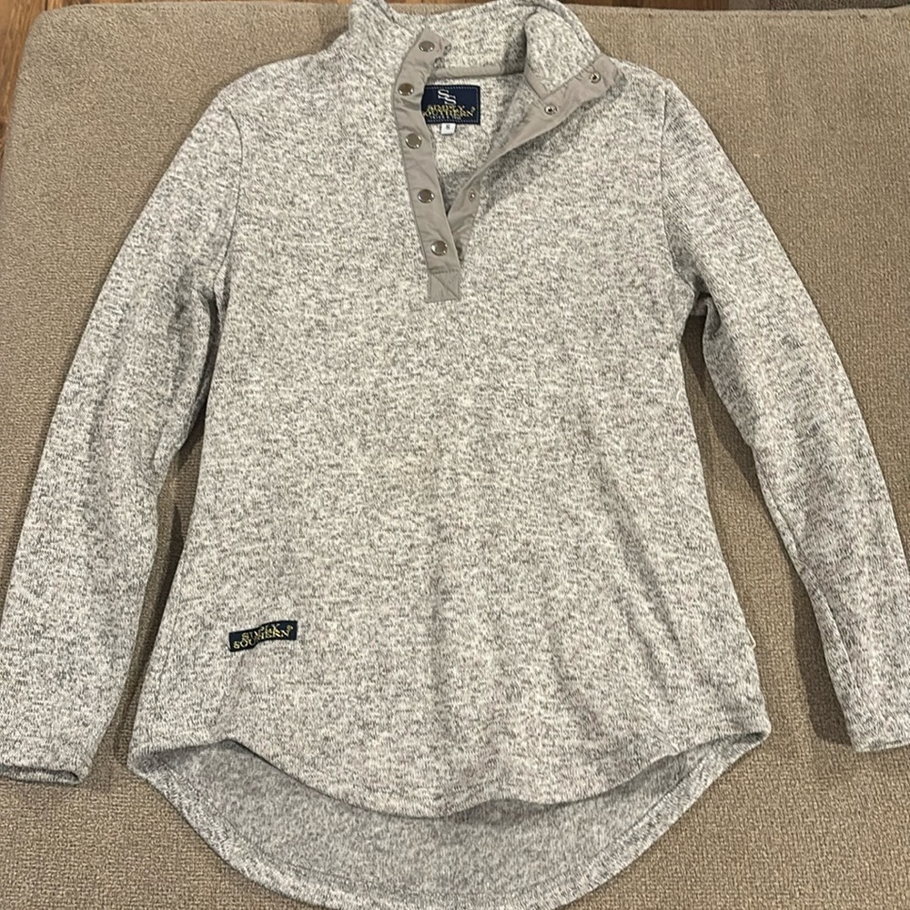 Simply Southern Gray quarter zip